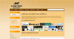 Desktop Screenshot of clarkfarmsaddlery.com